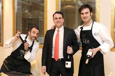 LAS BODEGAS IZADI, VILLACRECES, ORBEN Y VETUS, PRESENTAN SUS NUEVAS AÑADAS CON LA COCINA EN MINIATURA DE IÑAKI RODABALLO Y SENEN GONZALEZ.