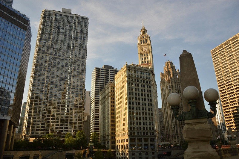 Chicago, fundada en 1833, comenzó como un pequeño asentamiento junto al Lago Michigan