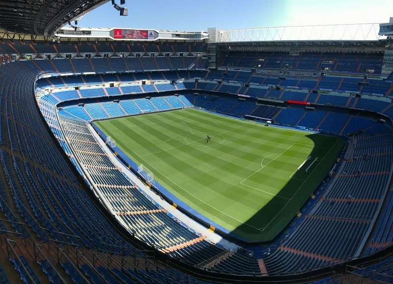 El estadio Santiago Bernabéu, inaugurado el 14 de diciembre de 194